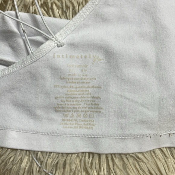 Free People Intimately White XS Crisscross Back - Picture 5 of 9